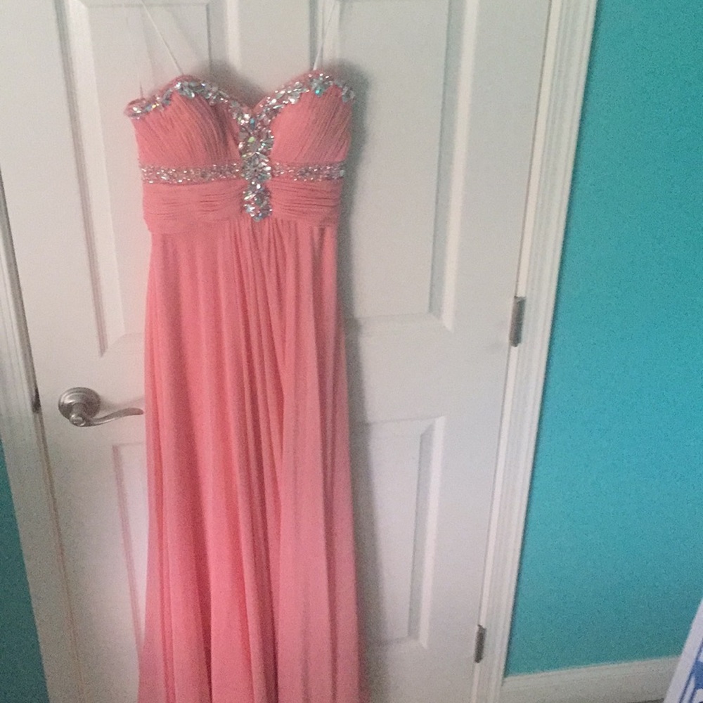 Pink Rhinestone Dress - Picture 3 of 8